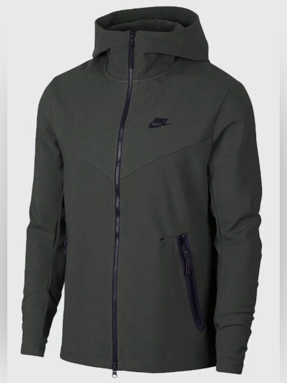 NEW Men's Nike TECH PACK Hooded Full Zip Jacket AA3784 in BLACK in SIZE MEDIUM
